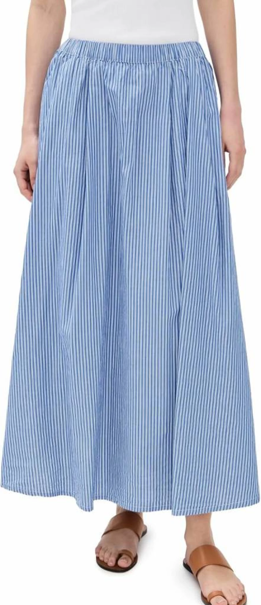 American Vintage Women's Striped Skirt - Classic Casual A-Line Style