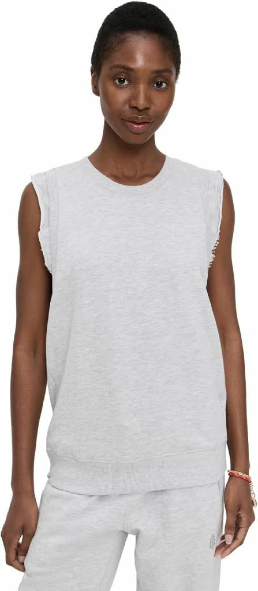 Free People Women's Flutter Sleeve V-Neck Tank Top - Boho Chic Summer Blouse