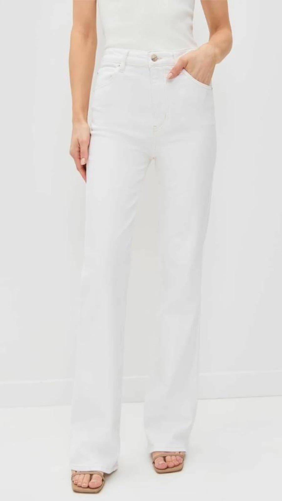 FRAME Women's The Arrow High-Rise Slim Fit Jeans