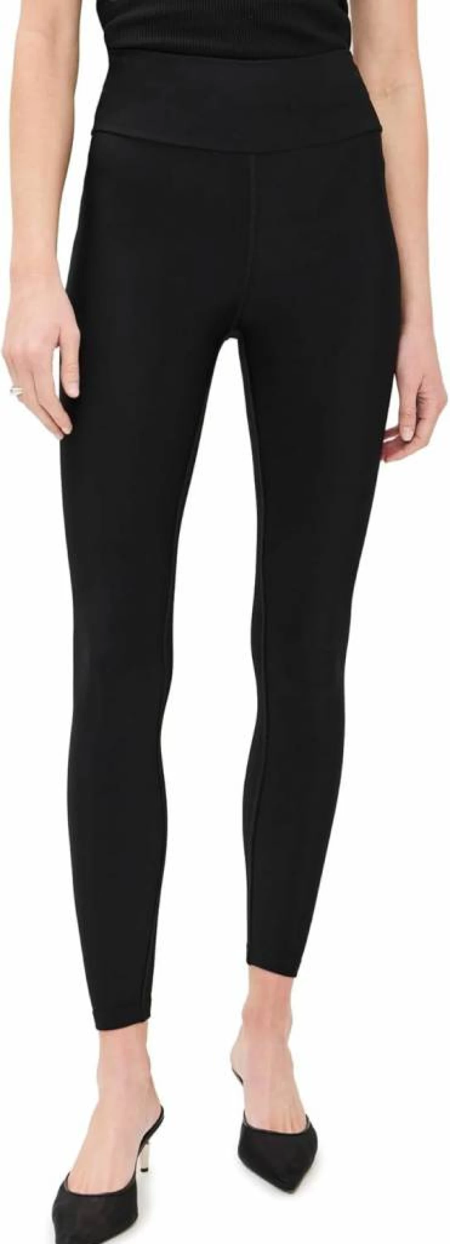 Plush High Waist Fleece-Lined Leggings for Women - Soft Matte Finish Thermal Winter Tights