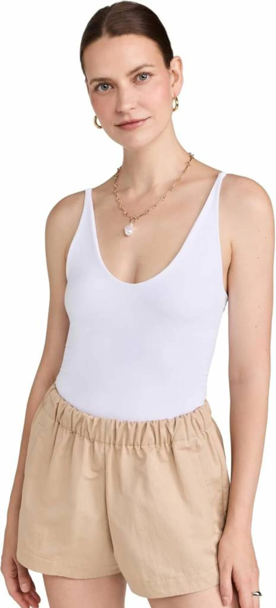 Free Women's Seamless V-Neck Cami Top by Free People - Soft Stretch Comfortable Casual Tank