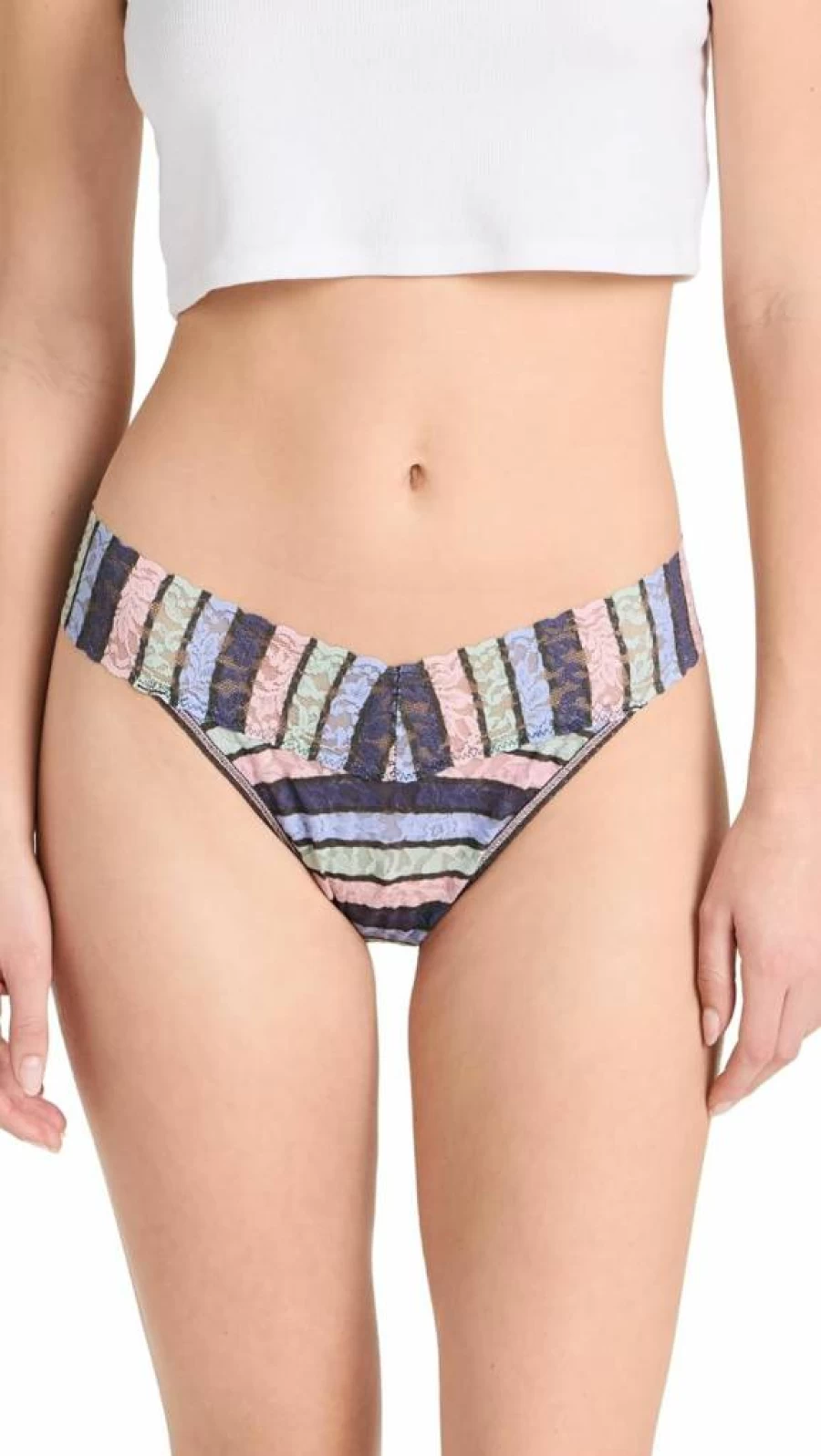 Hanky Panky Signature Lace Original Rise Thong for Women - Comfortable One Size Fits 4-14