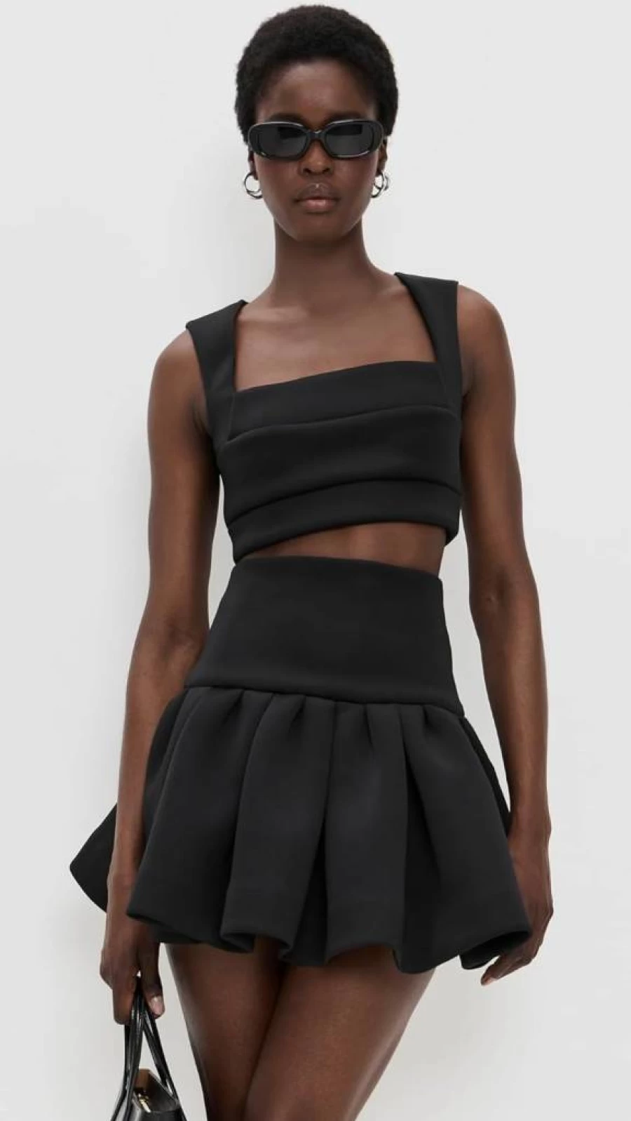 Black Halo Women's Pamina 2-Piece Mini Dress - Elegant Sleeveless Party Outfit