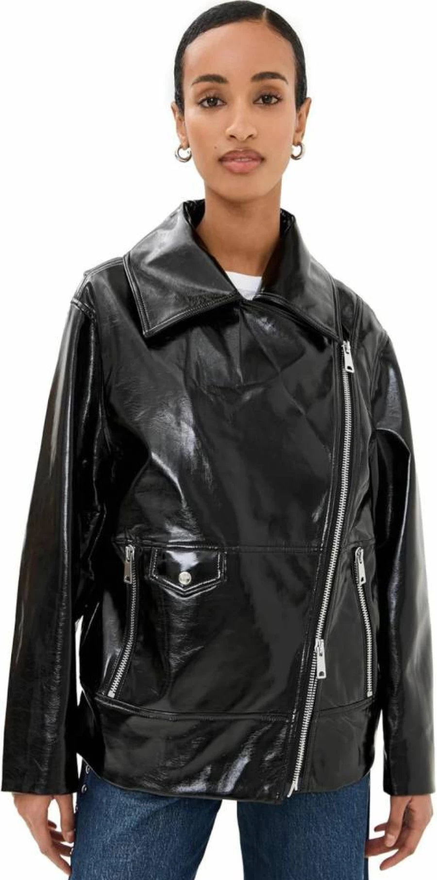 Pistola Denim Women's Winona Vintage Washed Denim Jacket with Distressed Details