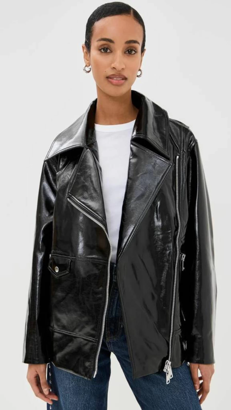 Pistola Denim Women's Winona Vintage Washed Denim Jacket with Distressed Details
