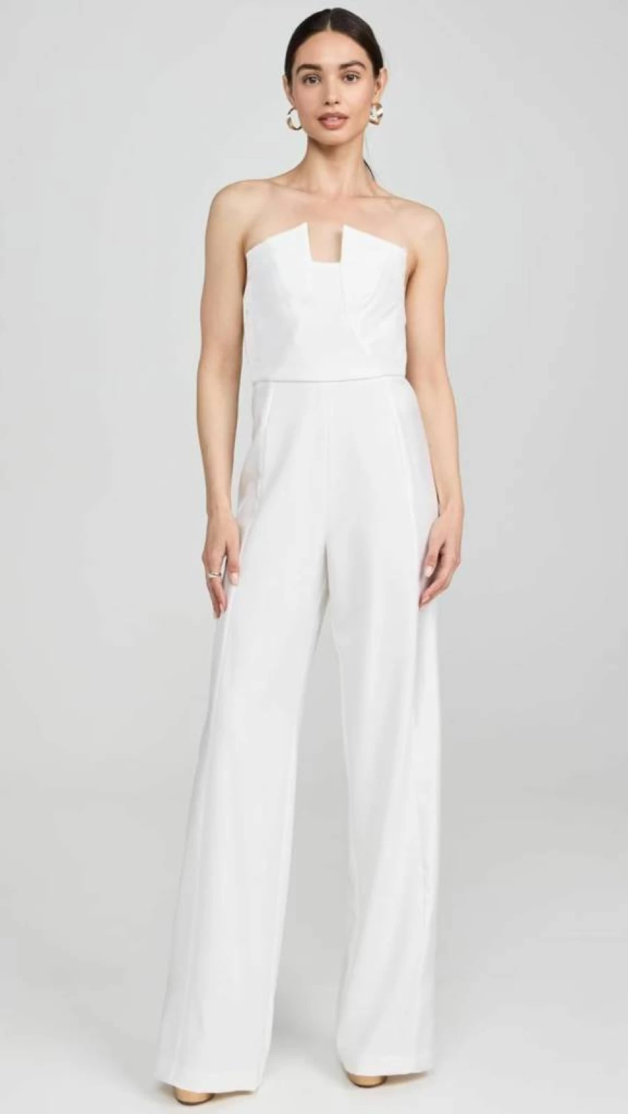 Black Halo Women's Lena Jumpsuit - Elegant One-Piece Romper for Women