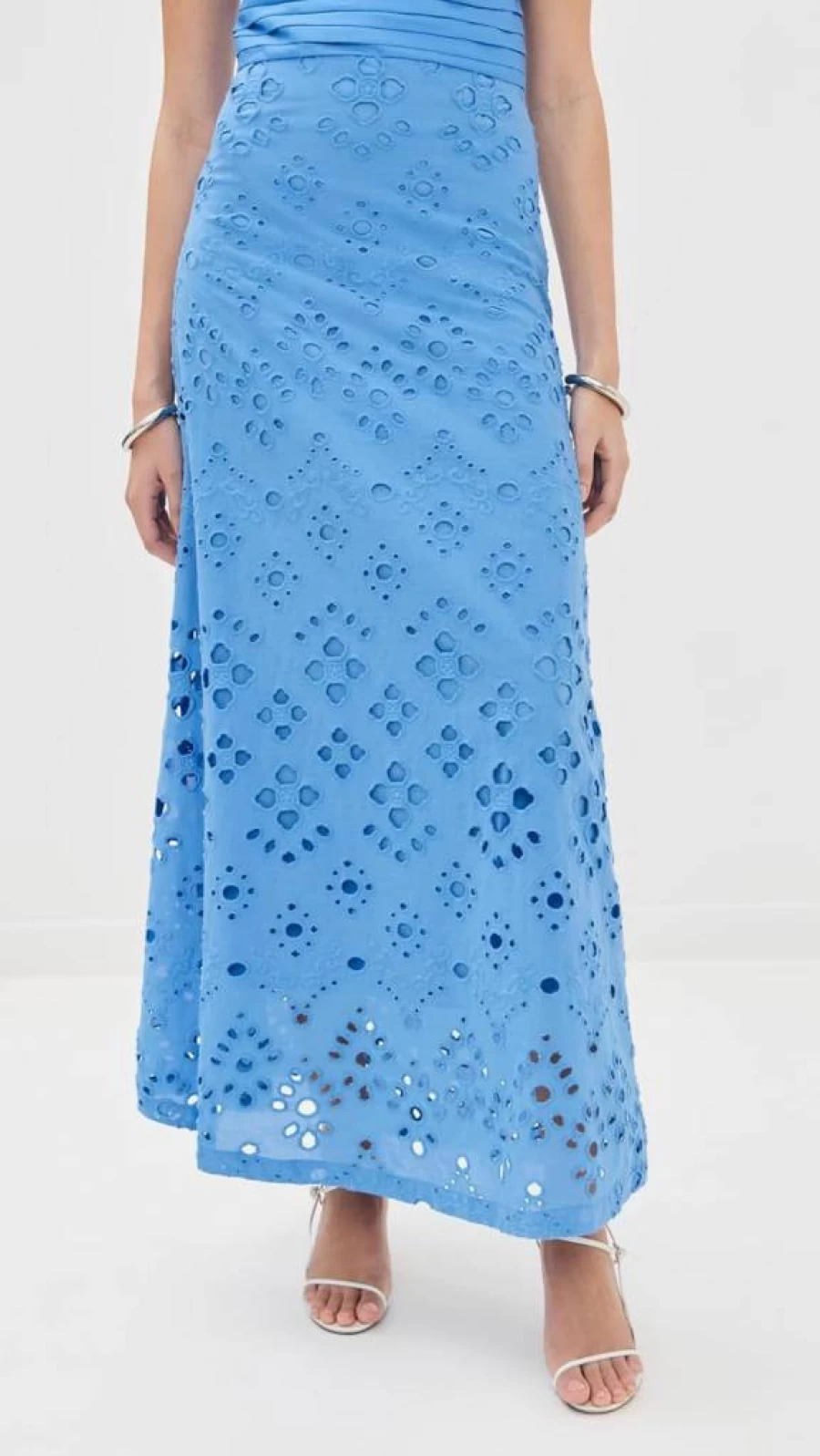Figue Women's Poppy Skirt - Floral Print High-Waist A-Line Summer Skirt