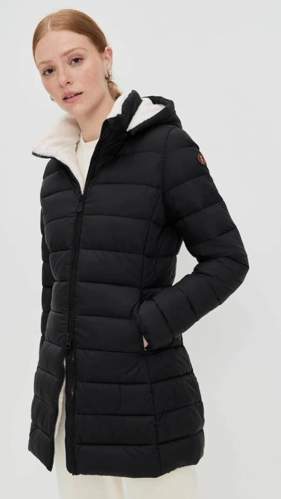 Save The Duck Joanne Women's Eco-Friendly Winter Coat – Lightweight Waterproof Parka with Hood