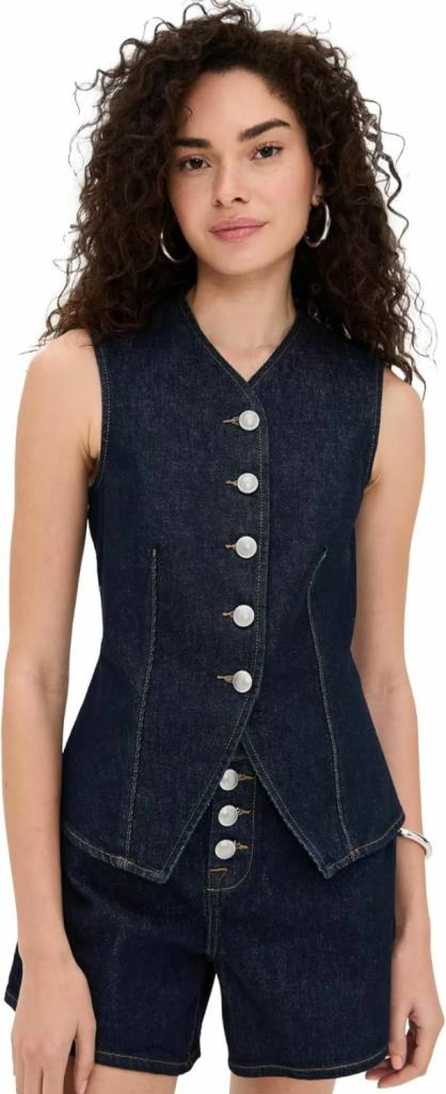 7 For All Mankind Women's Casual Comfortable Stylish Lady Vest