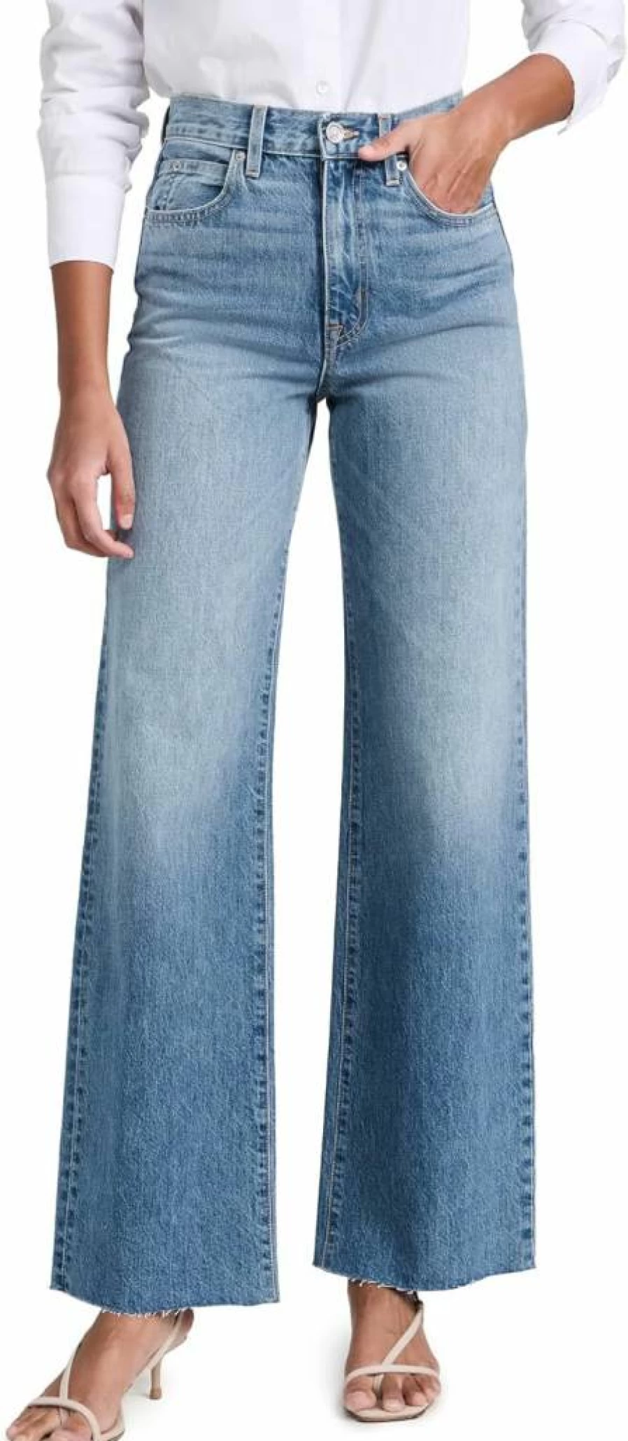 SLVRLAKE Women's Grace High-Rise Slim Fit Stretch Denim Jeans for Elegant Comfort
