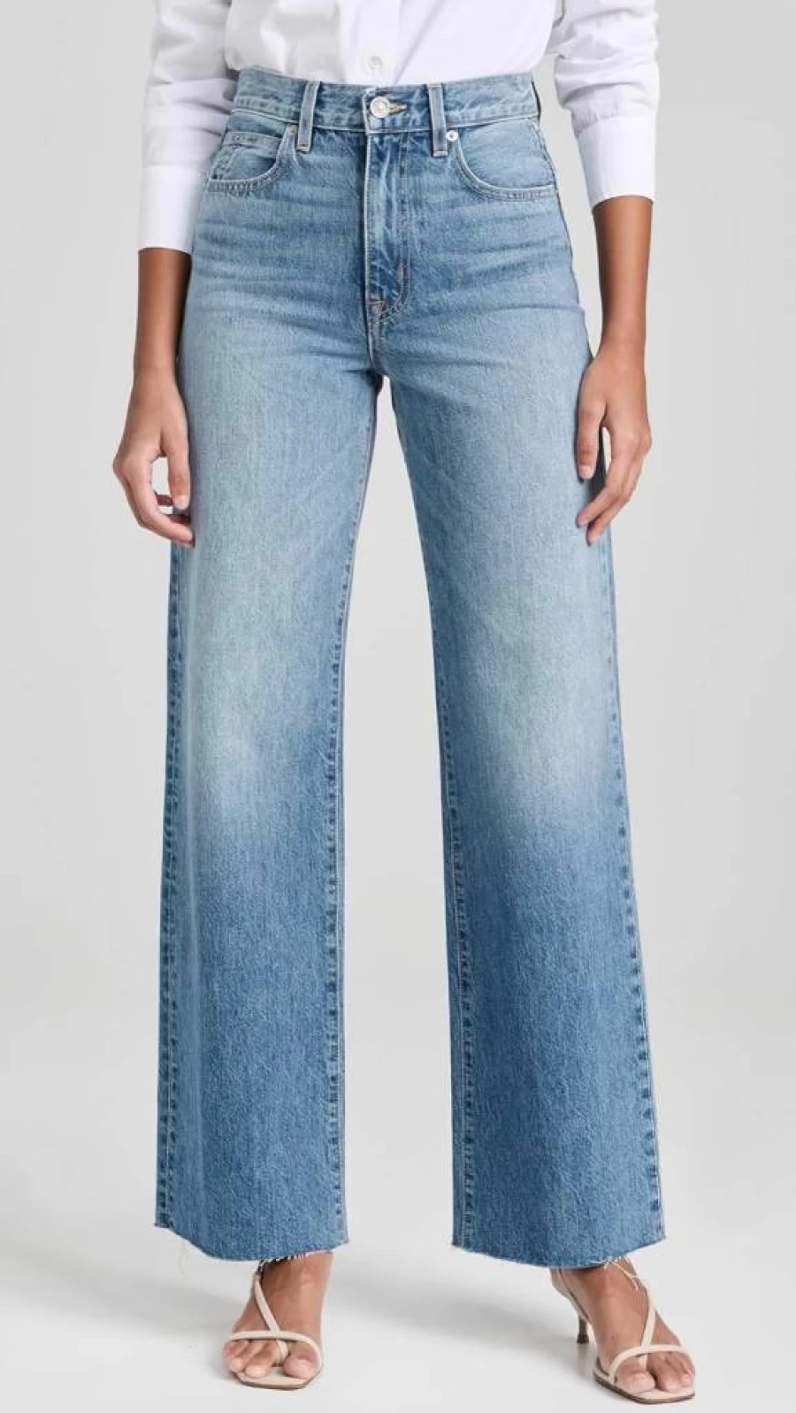 SLVRLAKE Women's Grace High-Rise Slim Fit Stretch Denim Jeans for Elegant Comfort
