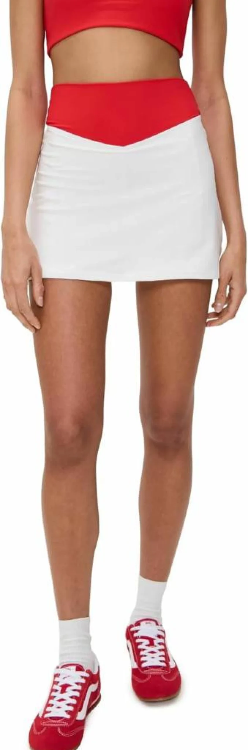 The Upside Women's Jaynee Mini Skirt - Pacific Style Summer Short Denim Skirt