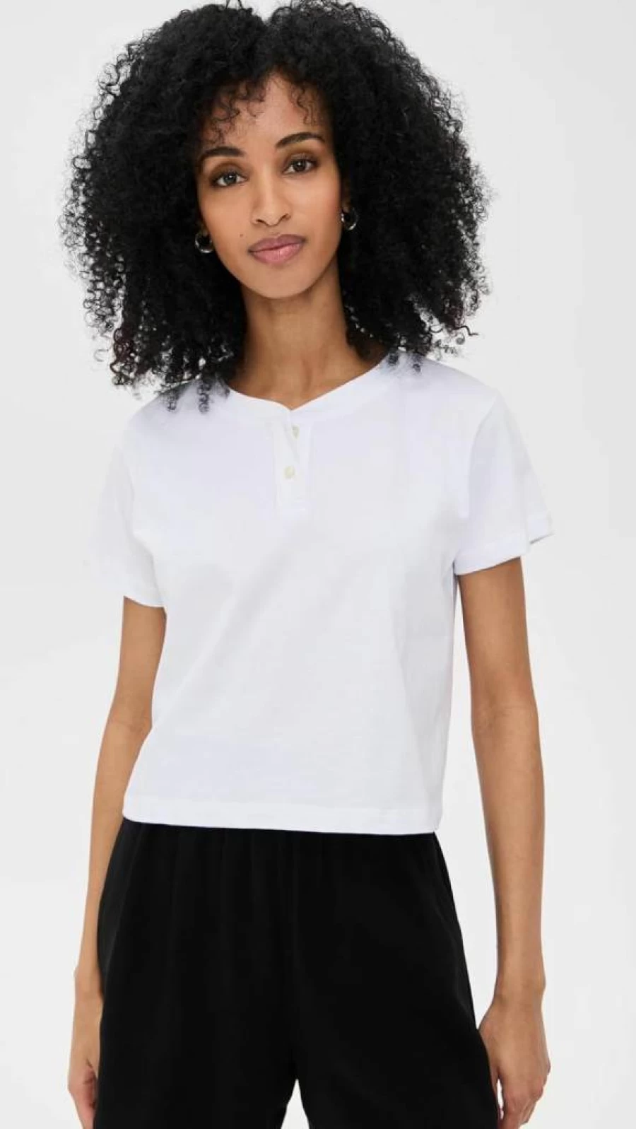 Leset Women's Margo Henley Top - Comfortable Casual Shirt for Everyday Wear