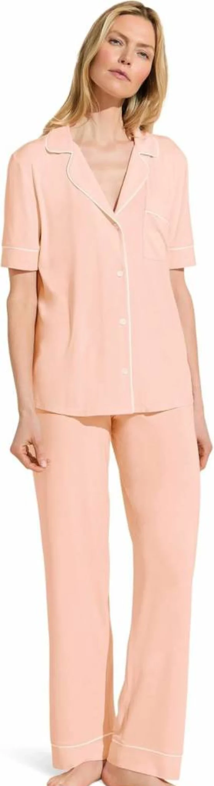 Eberjey Gisele Women's Short Sleeve Pajama Set - Soft Cotton Sleepwear