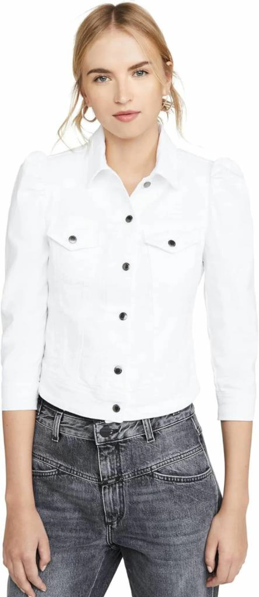 Retrofete Women's Ada Denim Jacket - Stylish Vintage Inspired Denim Jacket for Women