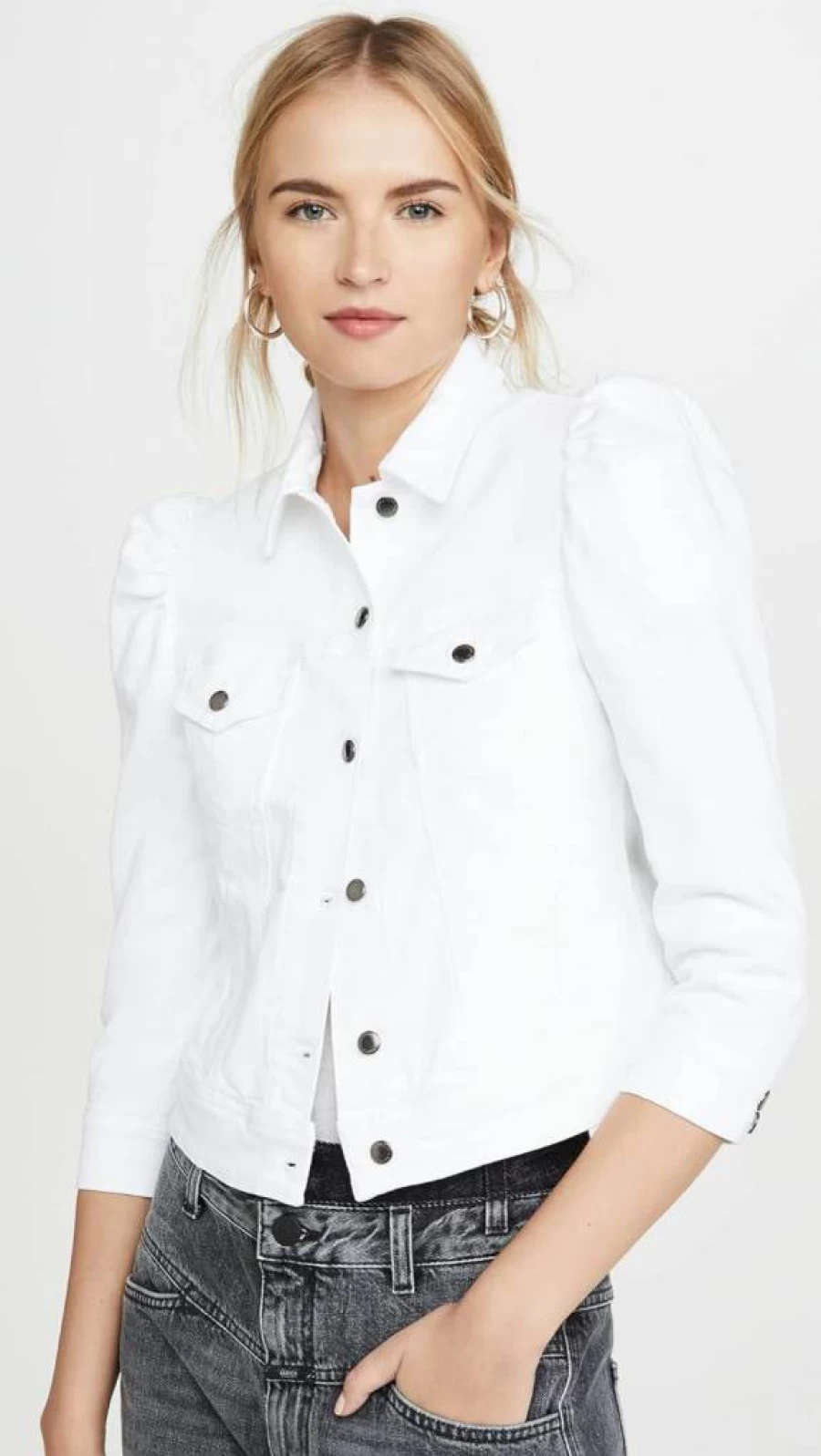 Retrofete Women's Ada Denim Jacket - Stylish Vintage Inspired Denim Jacket for Women