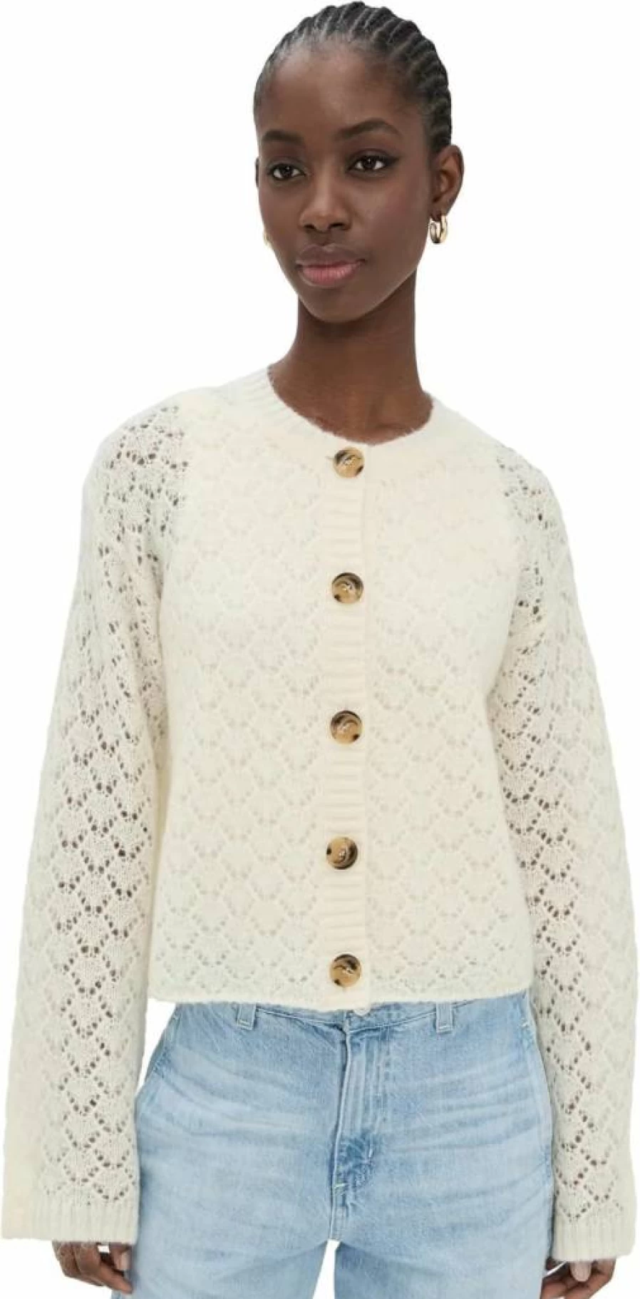 Malene Birger Women's Cierrou Knit Cardigan - Elegant Casual Open Front Sweater