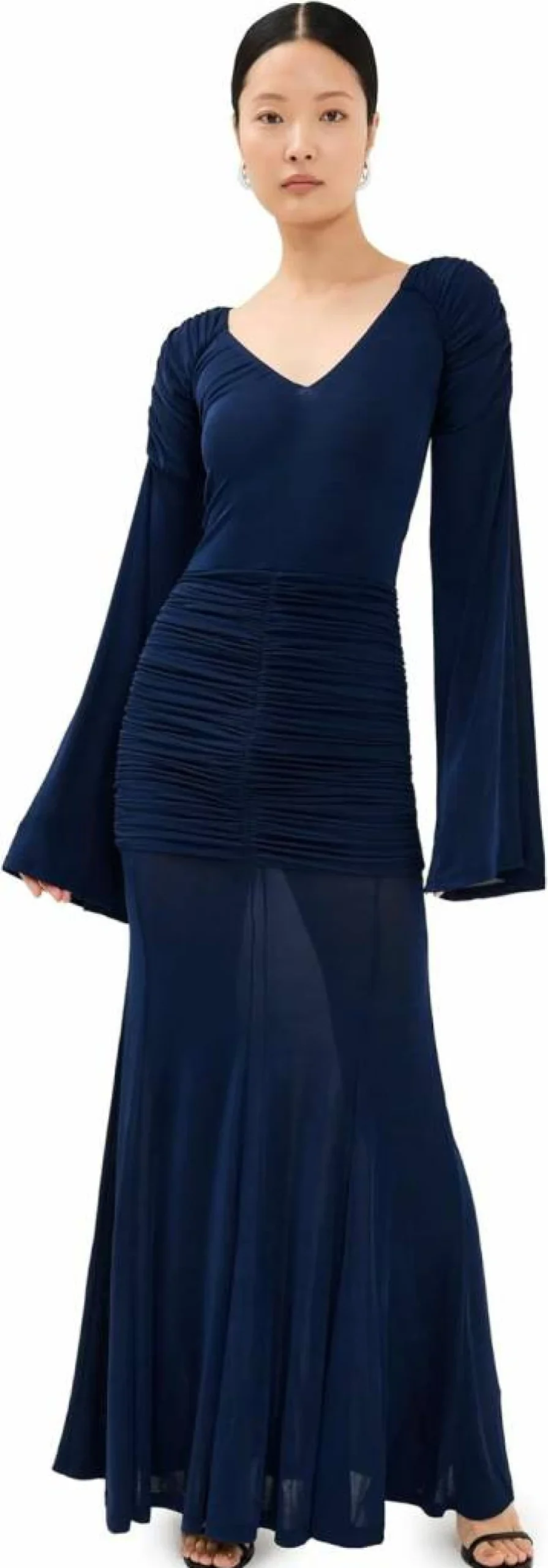 Orire Women's Maya Dress - Elegant Flowy Summer Maxi Dress with V-Neck and Bohemian Style