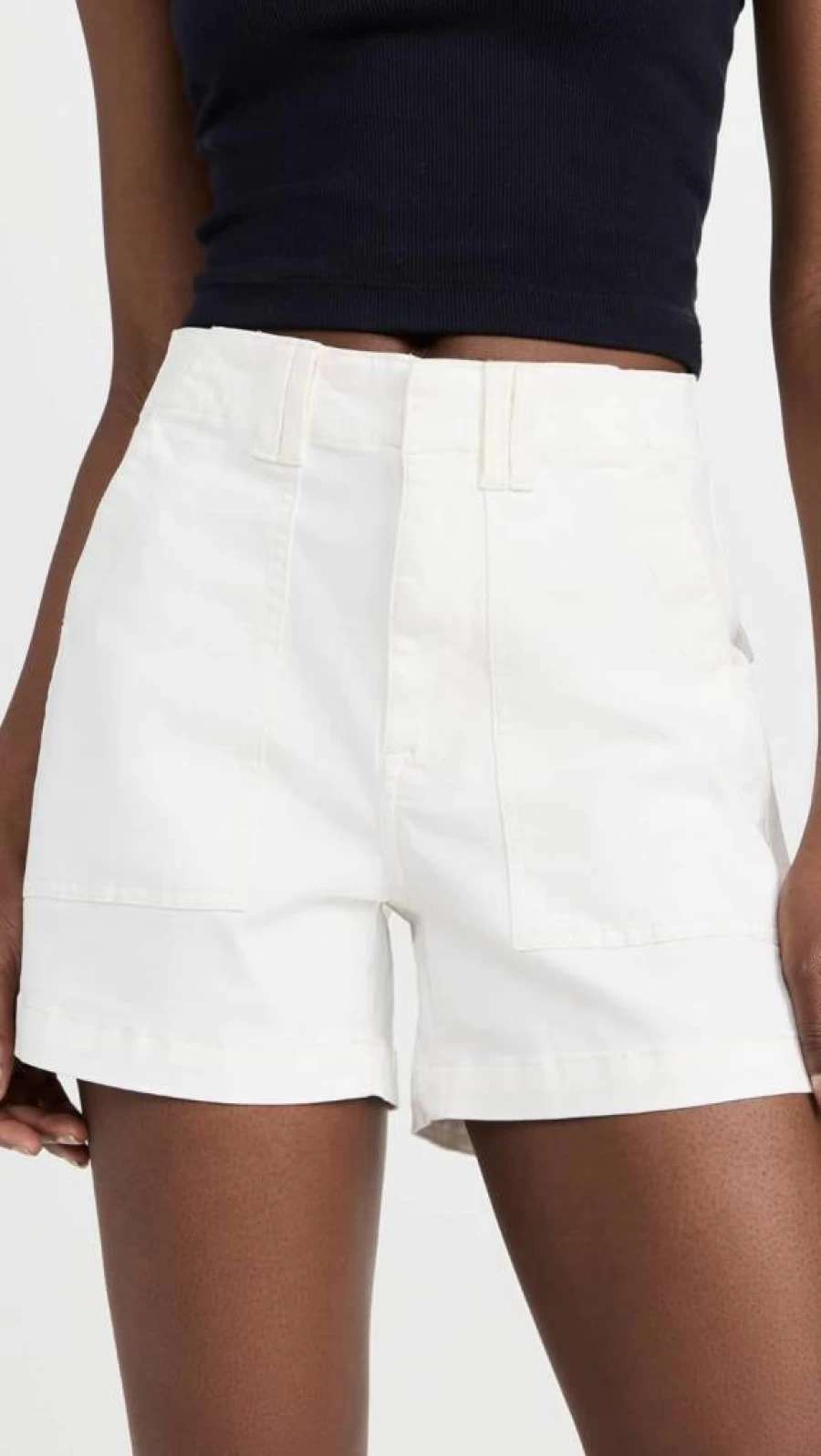 Pistola Denim Women's Marissa High-Waisted Denim Shorts - Classic Blue Distressed Jeans Shorts for Women