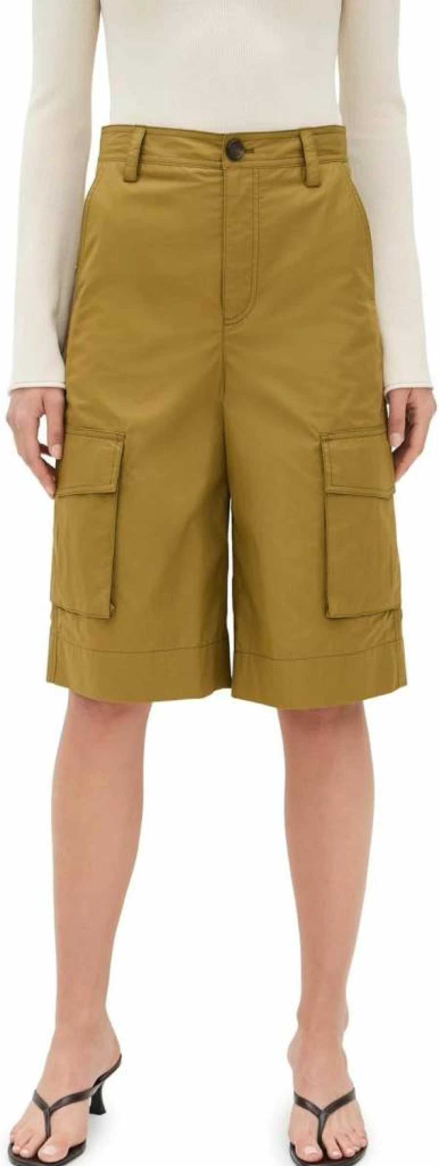 ALC Women's Toby High-Waisted Denim Shorts - Classic Blue Distressed Summer Casual Shorts