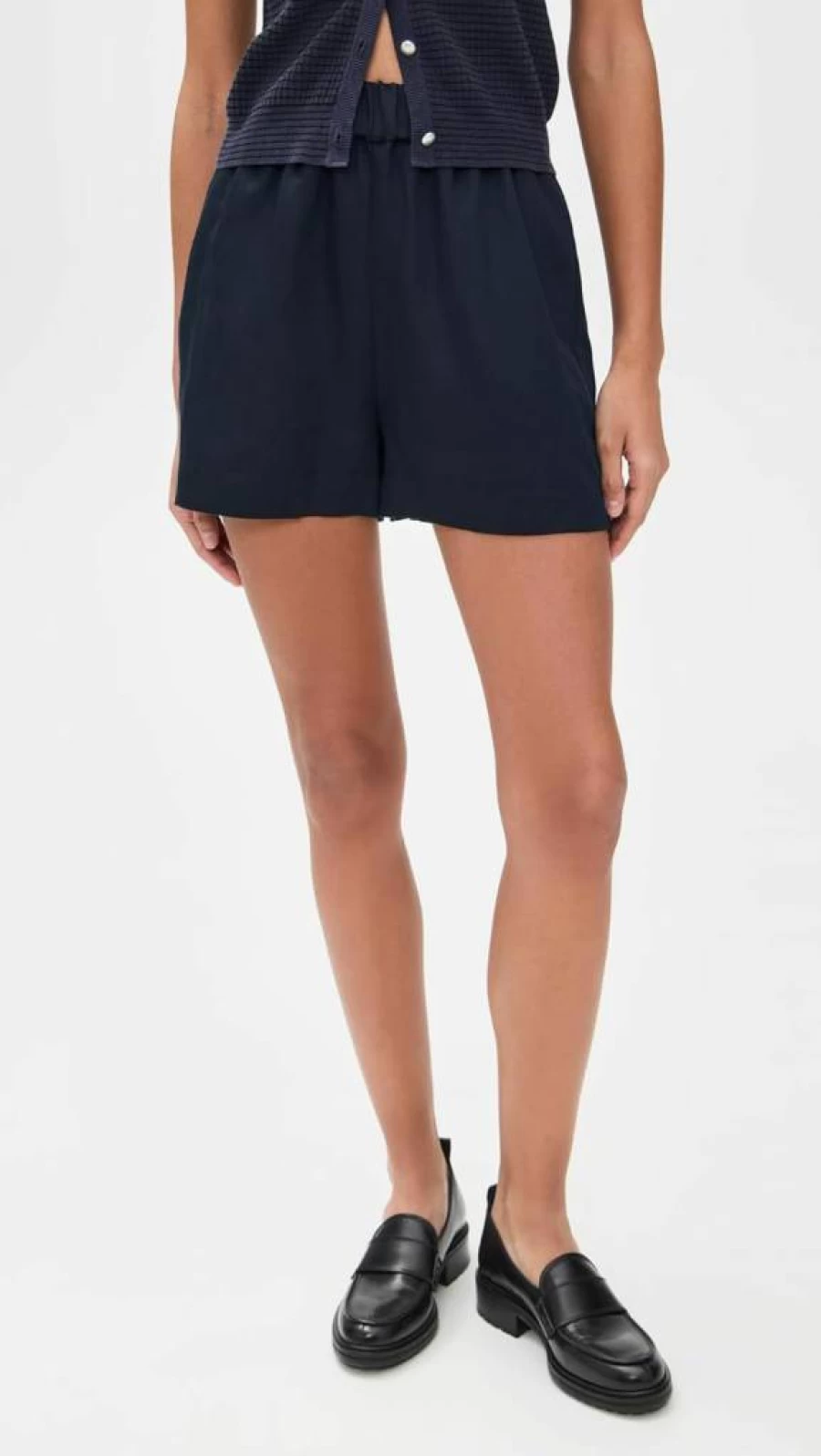 Jenni Kayne Women's Logan Shorts - Premium High-Waisted Linen Shorts for Summer