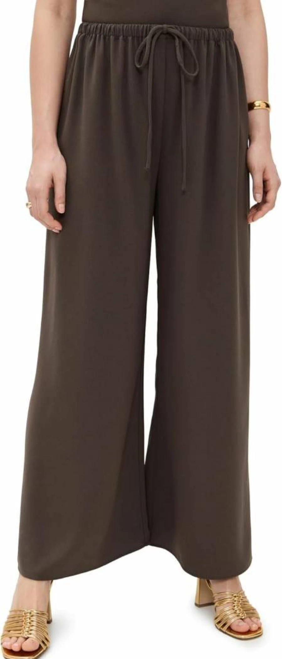 Ronny Kobo Women's Moni Lounge Pants with Crepe Fabric and Drawcord Waist for Comfort and Style