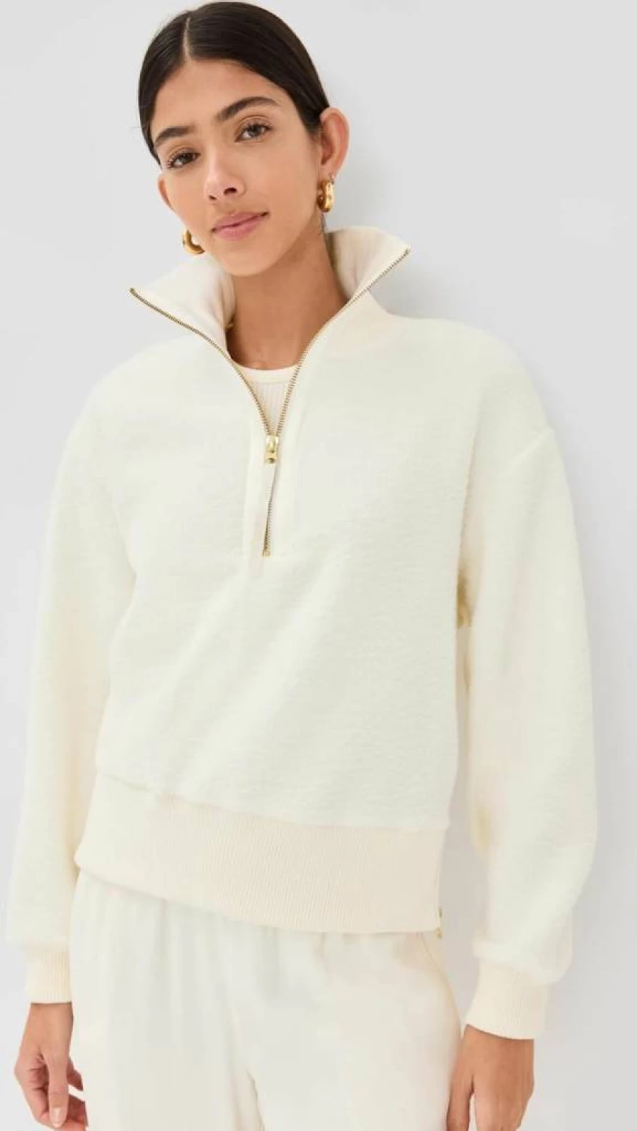 Varley Women's Roselle Half-Zip Fleece Pullover - Soft & Stylish Winter Top