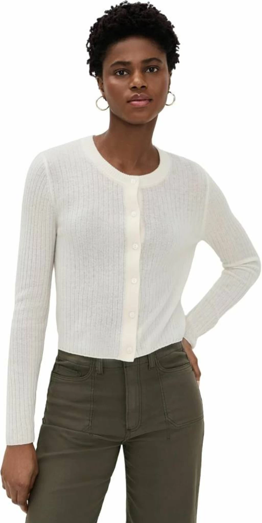 PAIGE Women's Acqua Cashmere Sweater Cardigan - Soft Luxurious Knitwear for Women