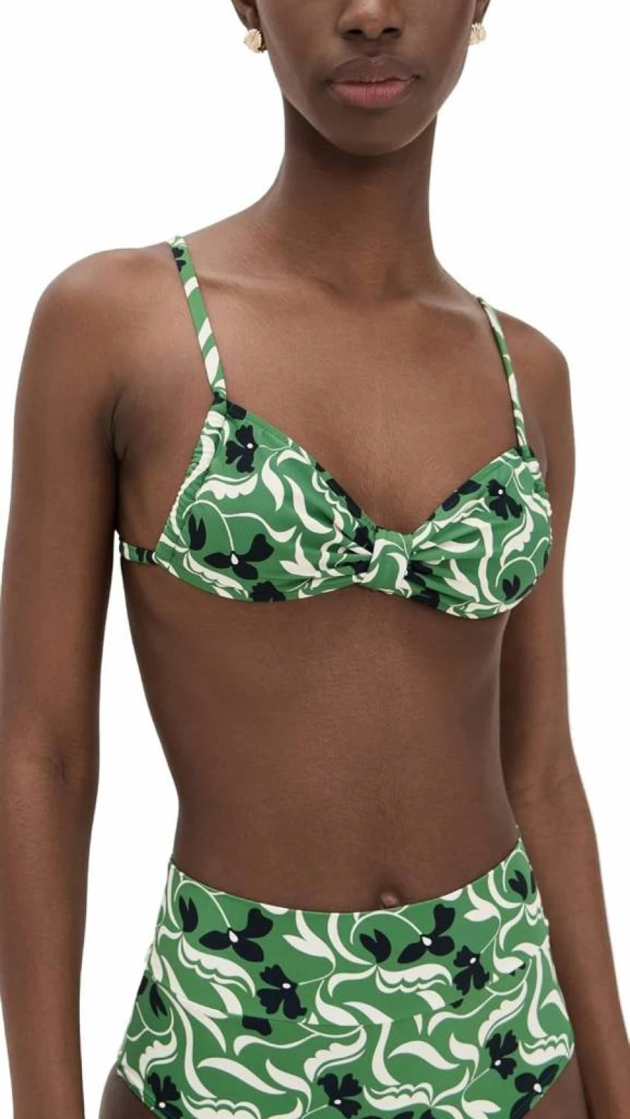 Montce Women's Floral Bikini Top - Veronica Devin Style Swimwear