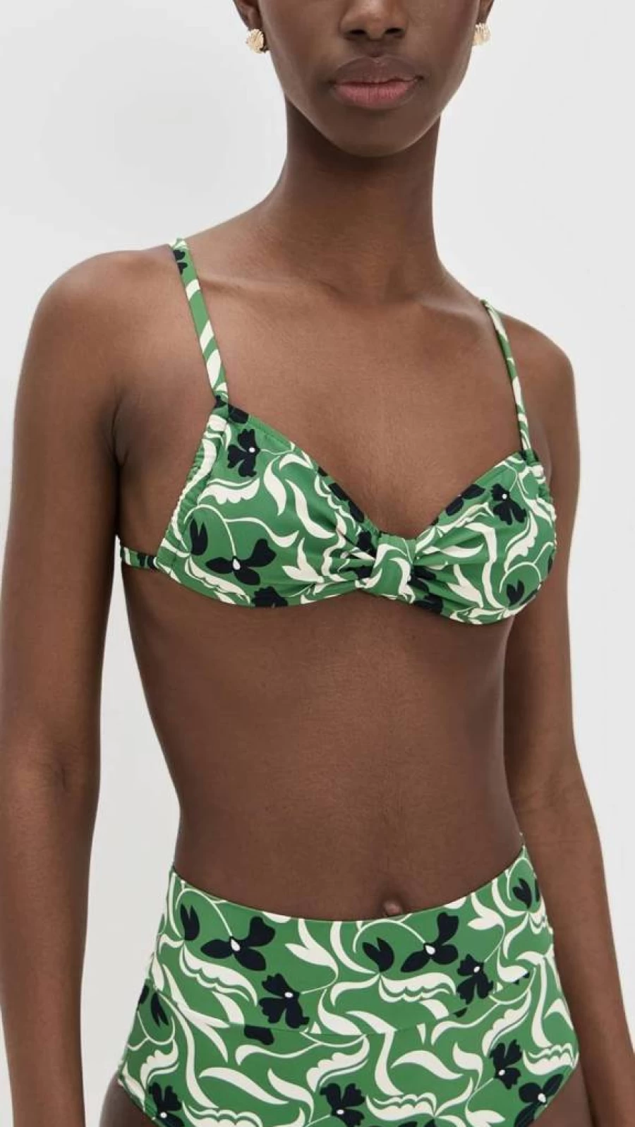 Montce Women's Floral Bikini Top - Veronica Devin Style Swimwear
