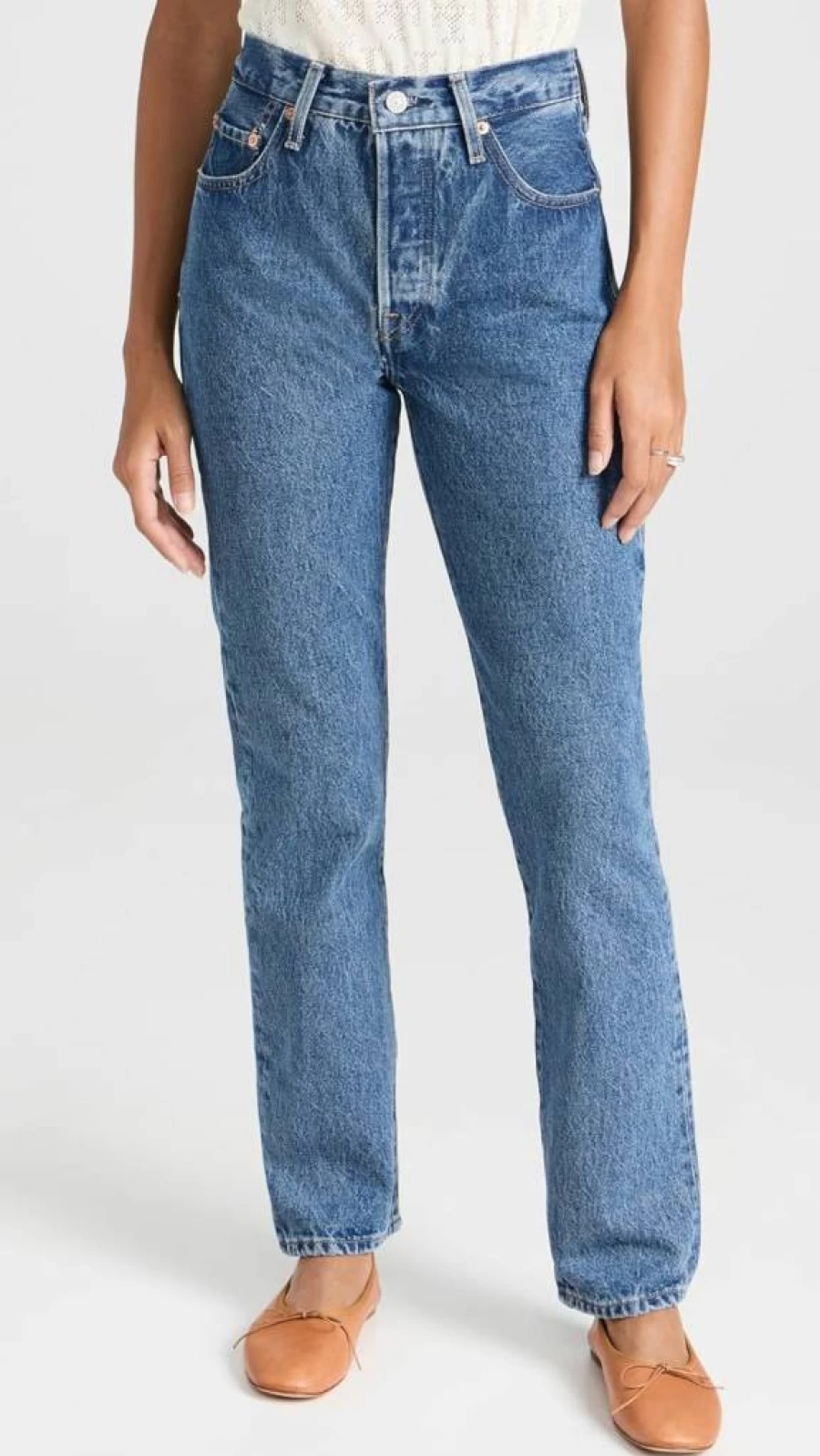 Levi's Women's 501 Original Fit Jeans - Premium High-Rise Straight-Leg Denim Pants