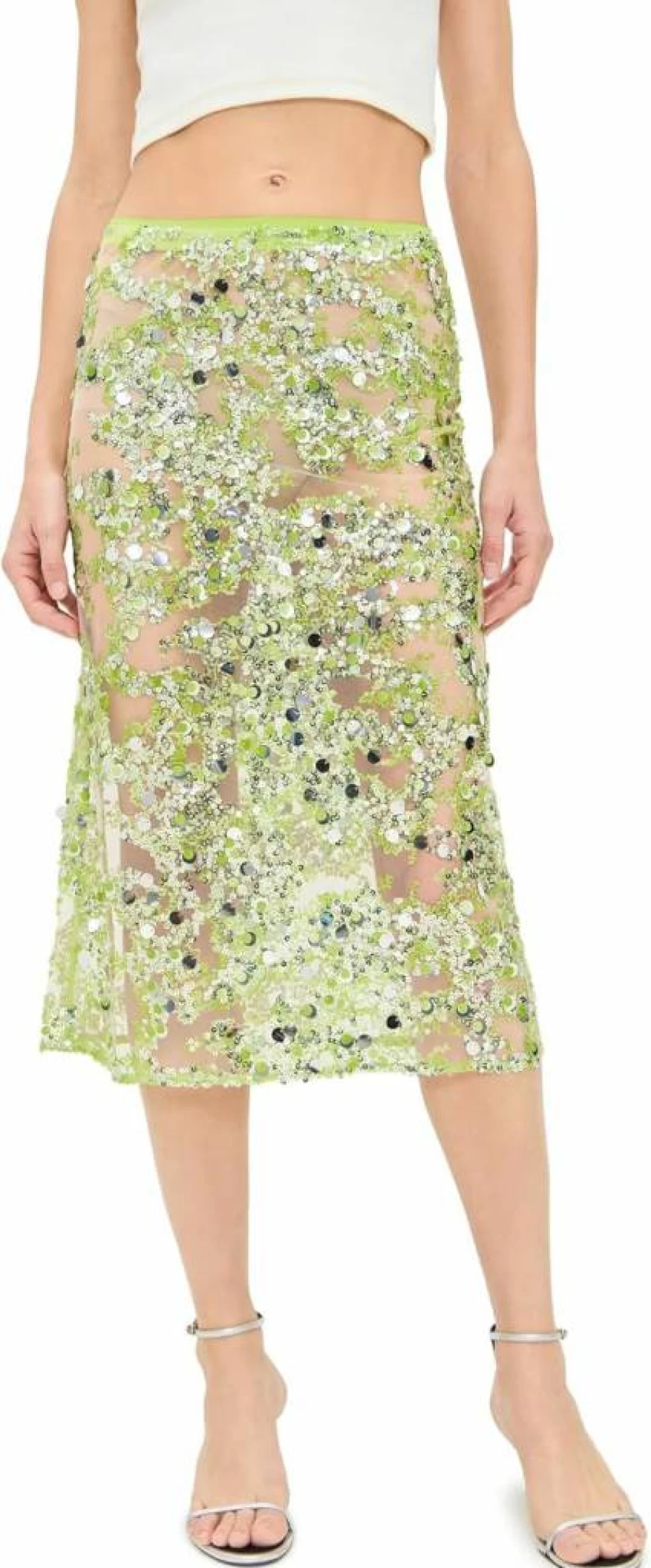 BAUM UND PFERDGARTEN Women's Shania Skirt - Elegant High-Waisted A-Line Mini Skirt for Women