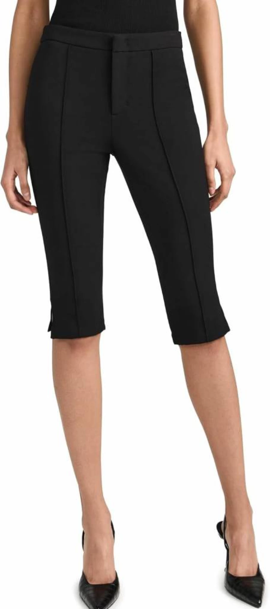 Vince Women's Slim Fit Capri Pants - High-Waisted Stretch Ankle Pants for Casual & Work Wear