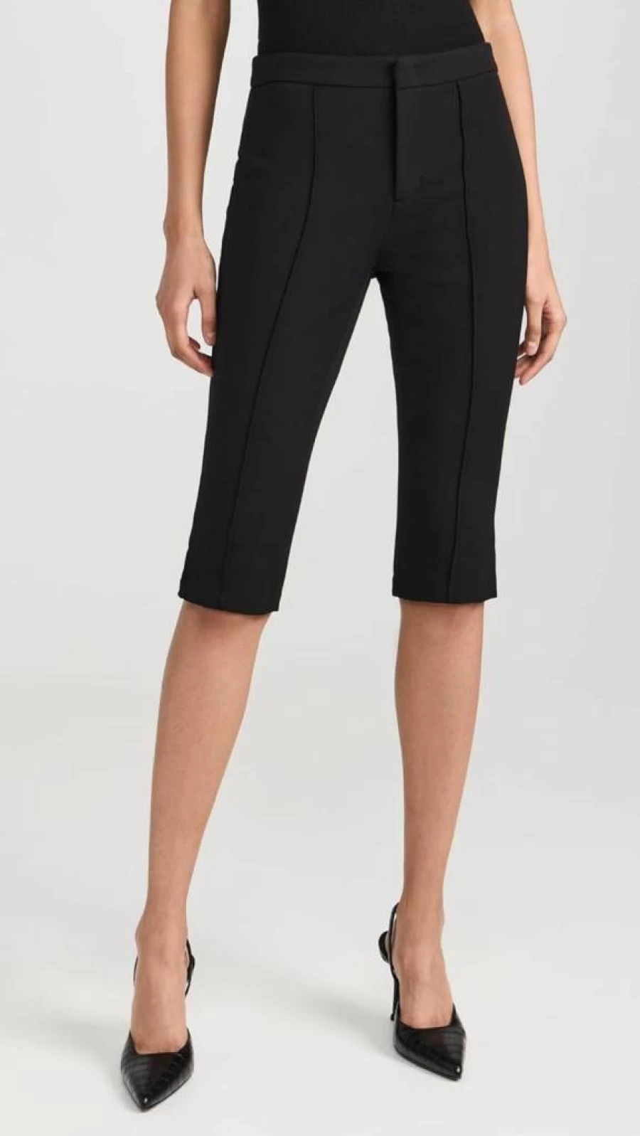 Vince Women's Slim Fit Capri Pants - High-Waisted Stretch Ankle Pants for Casual & Work Wear