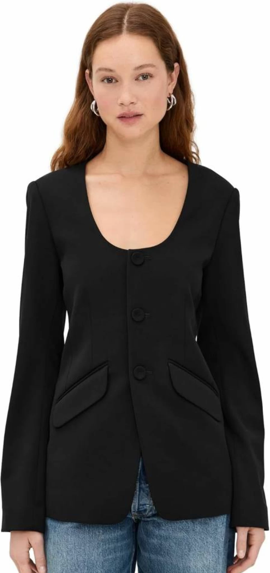 Favorite Daughter Women's Diana Jacket - Classic Denim Outerwear Coat