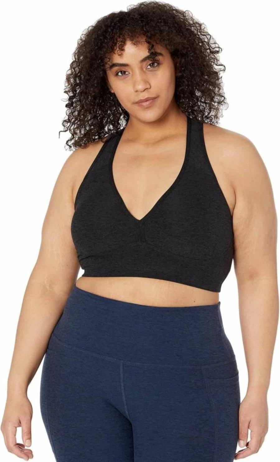 Beyond Yoga Women's Spacedye Lift Your Spirits Bra - High Support Workout Top for Yoga & Fitness