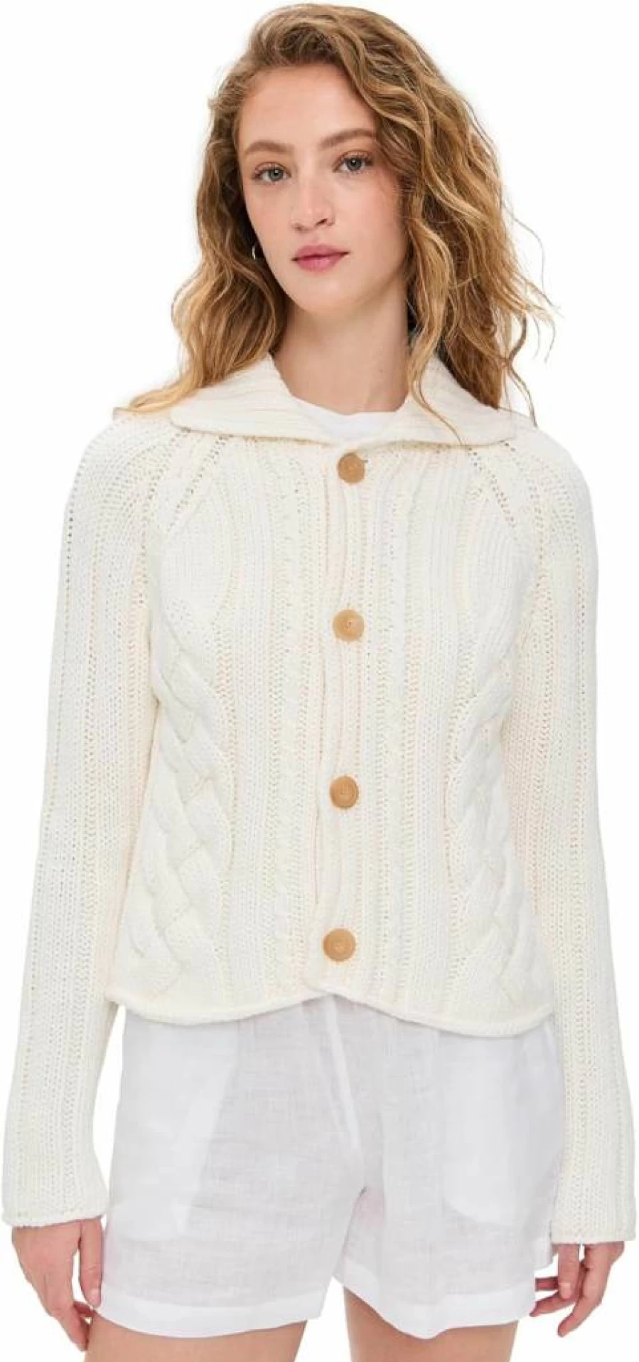 Frank & Eileen Women's Mini Cardigan Sweater - Classic Knit Button-Up Top for Women