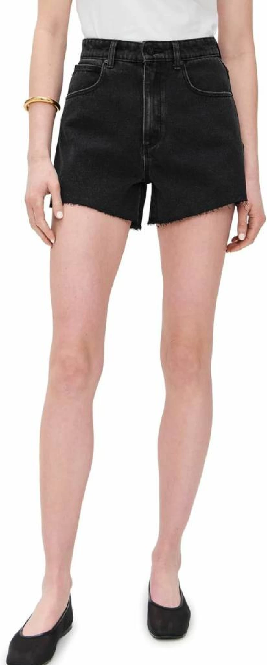 ABRAND Women's Venice Heidi Denim Shorts - High Waist Retro Vintage Style Summer Casual Shorts