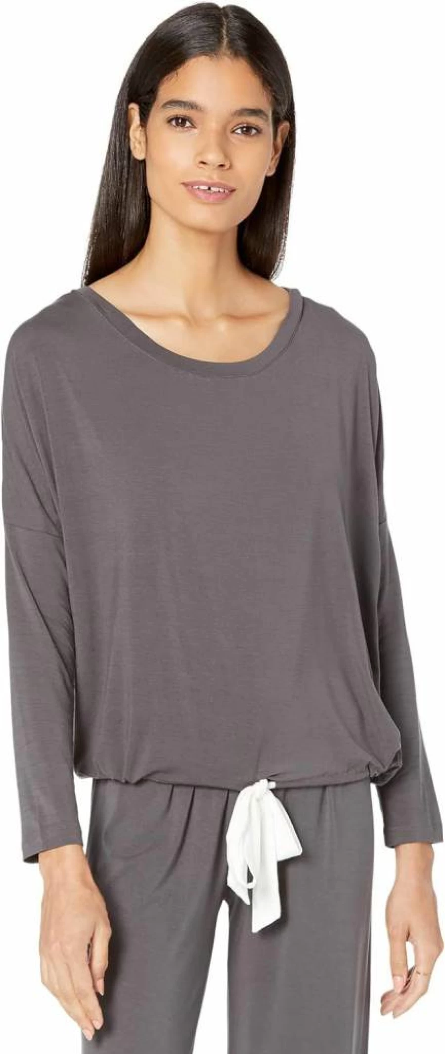 Eberjey Women's Gisele Modal Pajama Set - Soft Long Sleeve Scoop Neck Sleepwear & Lounge Pants