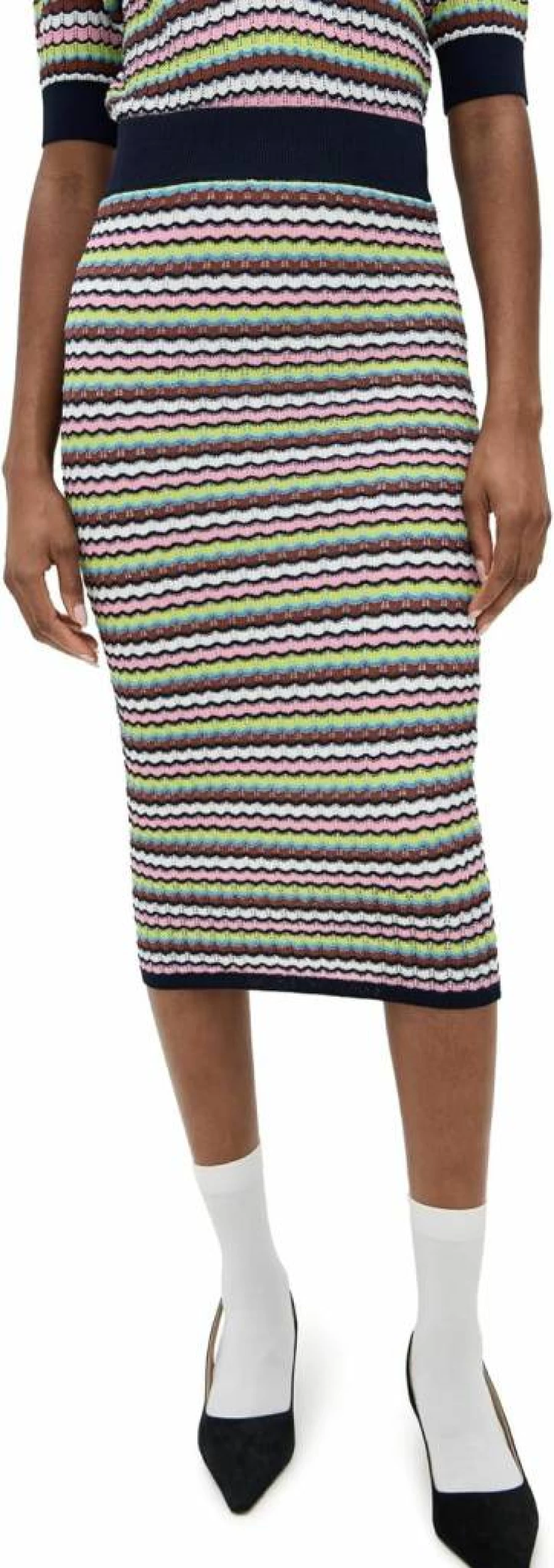 Essentiel Antwerp Women's Striped Skirt - HIMPACT Collection