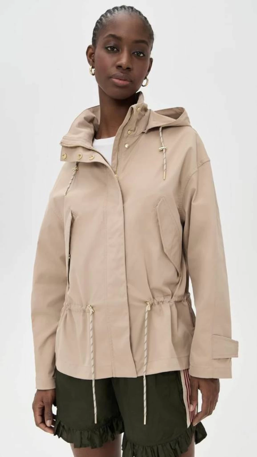Varley Women's Rema Waterproof Short Rain Jacket - Lightweight Outdoor Windbreaker