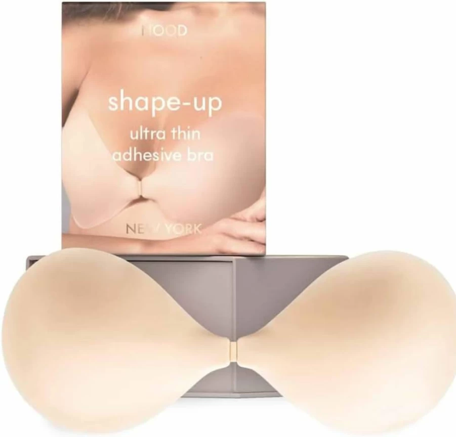 NOOD Women's Reusable Silicone Adhesive Bra - Lift & Shape Up Strapless Sticky Bra