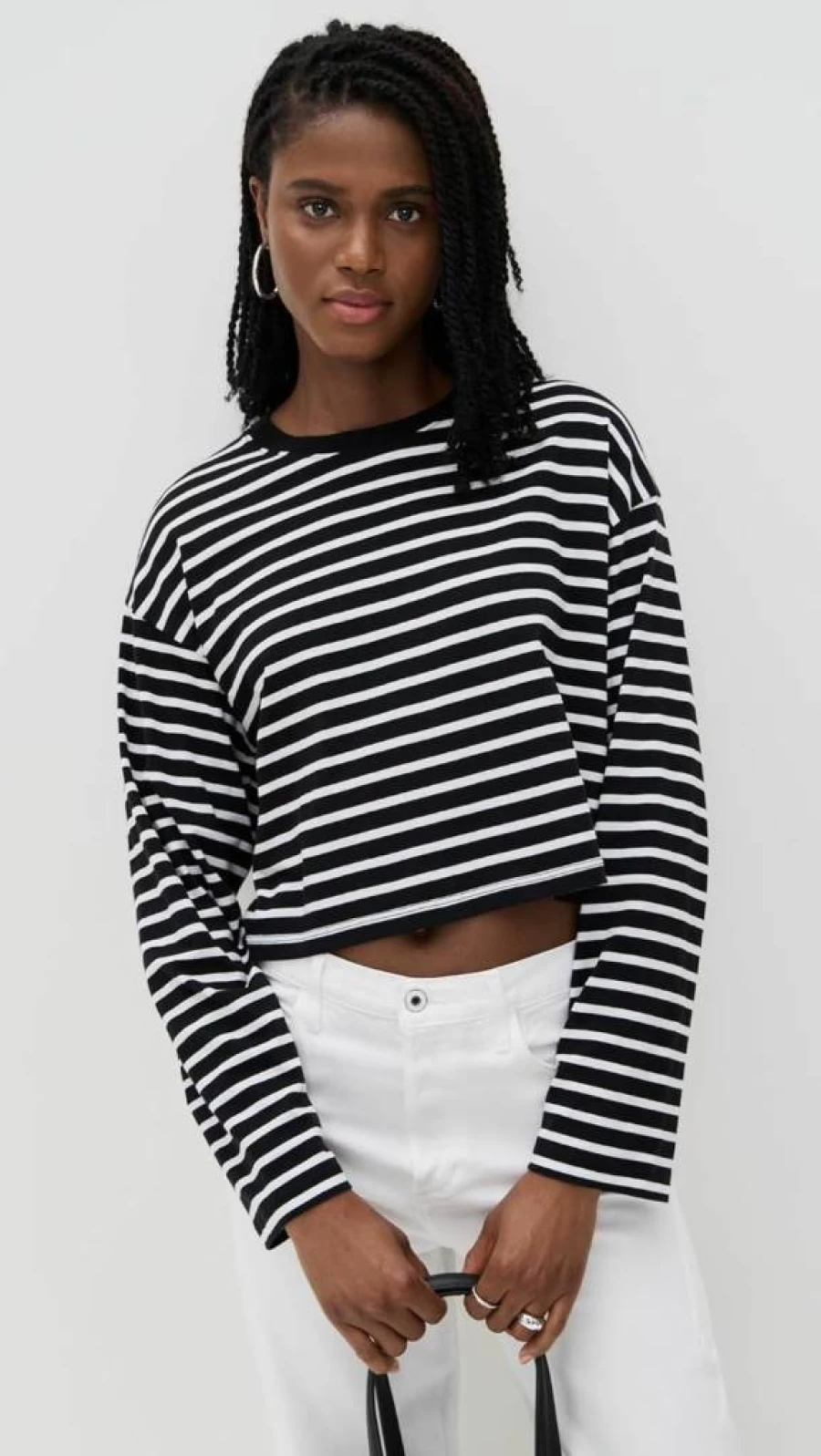 Anthony Thomas Melillo Women's Striped Classic Boxy T-Shirt | ATM Tee