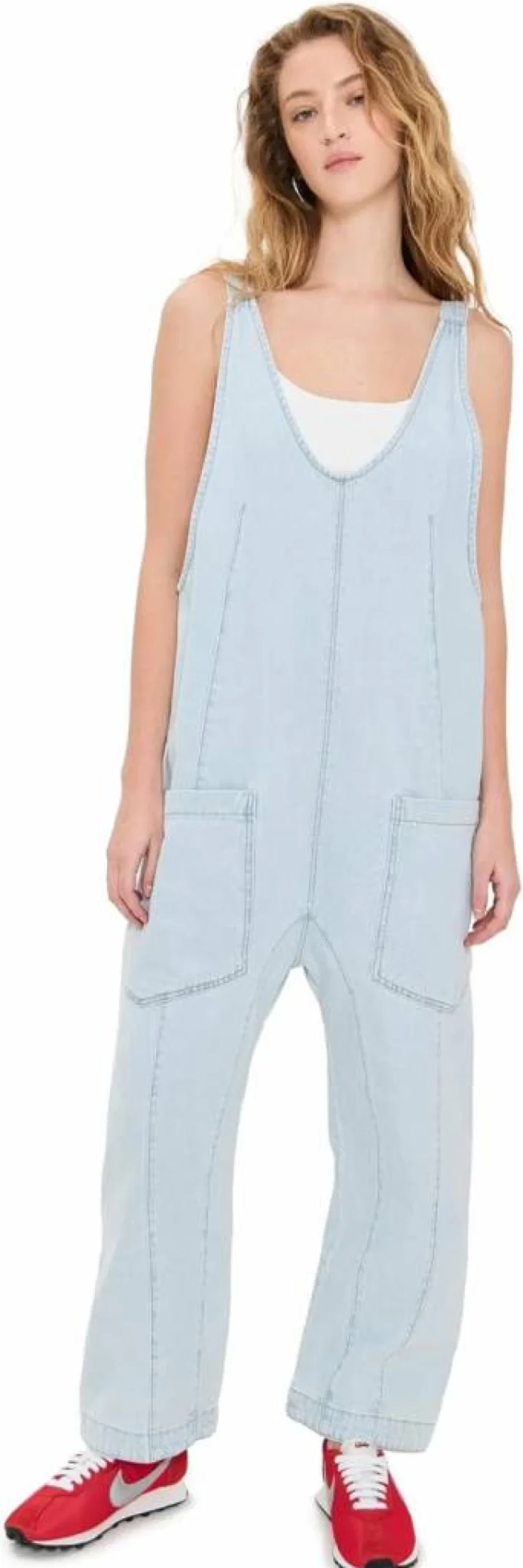 Free Women's High Roller Jumpsuit by Free People - Stylish & Comfortable Romper for Casual Outings