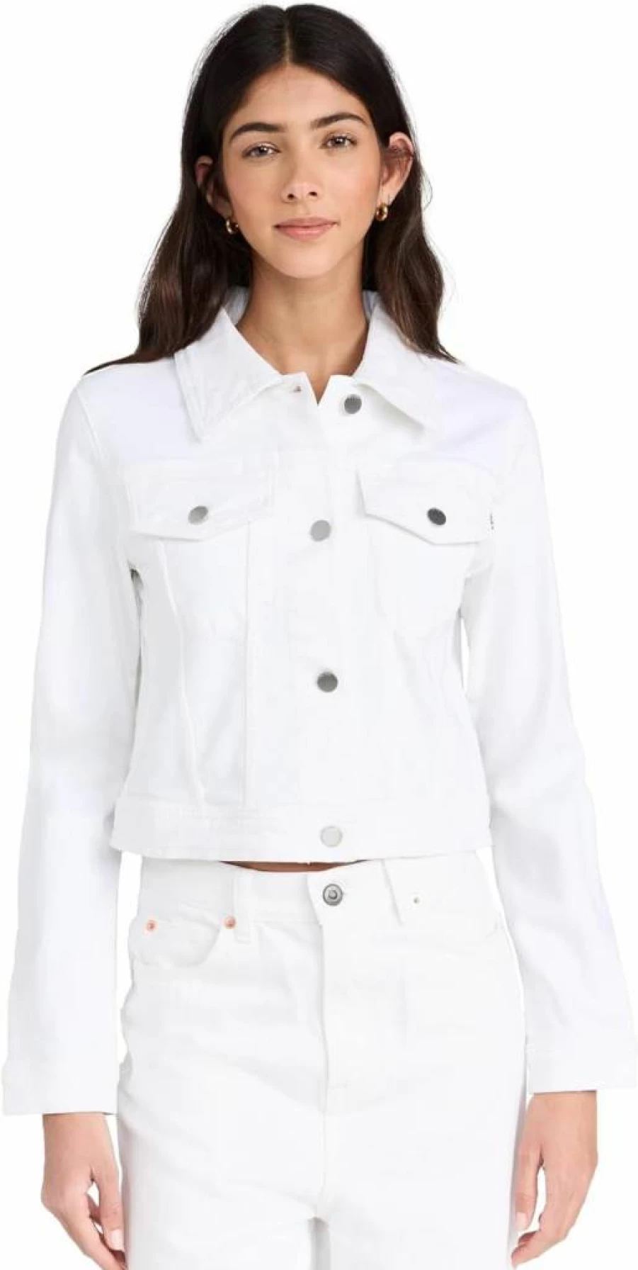 DL1961 Women's Vika Classic Denim Jacket – Premium Stretch Jean Jacket for Women