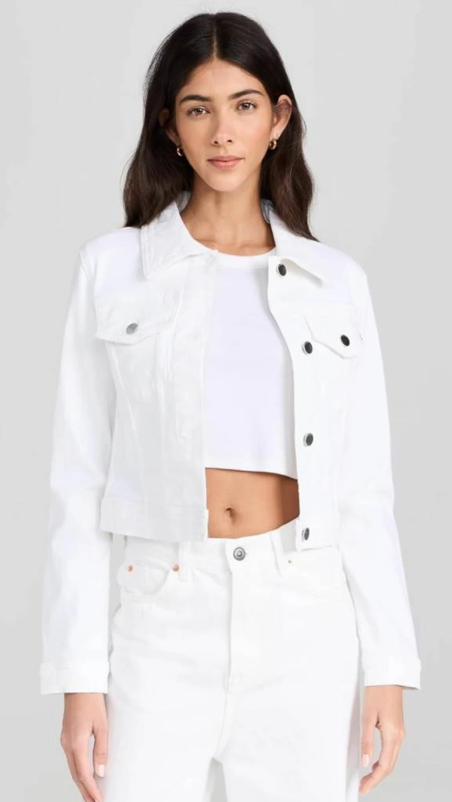DL1961 Women's Vika Classic Denim Jacket – Premium Stretch Jean Jacket for Women
