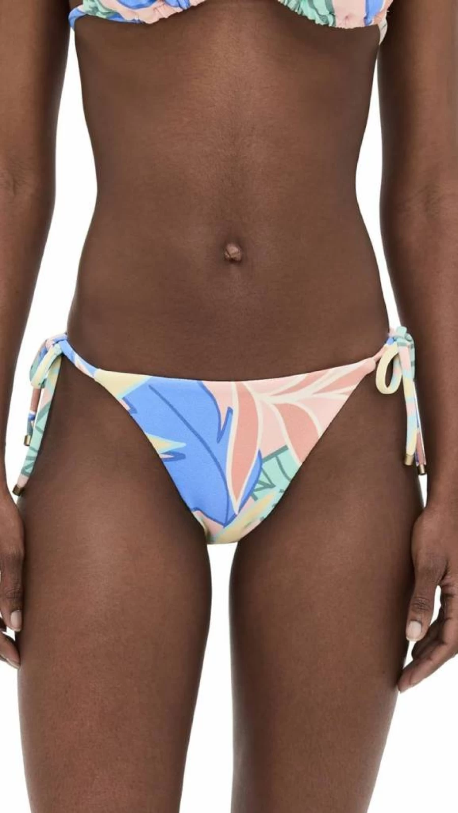 Vitamin A Women's Elle High-Waist Tie-Side Bikini Bottoms - Stylish Swimwear for Women