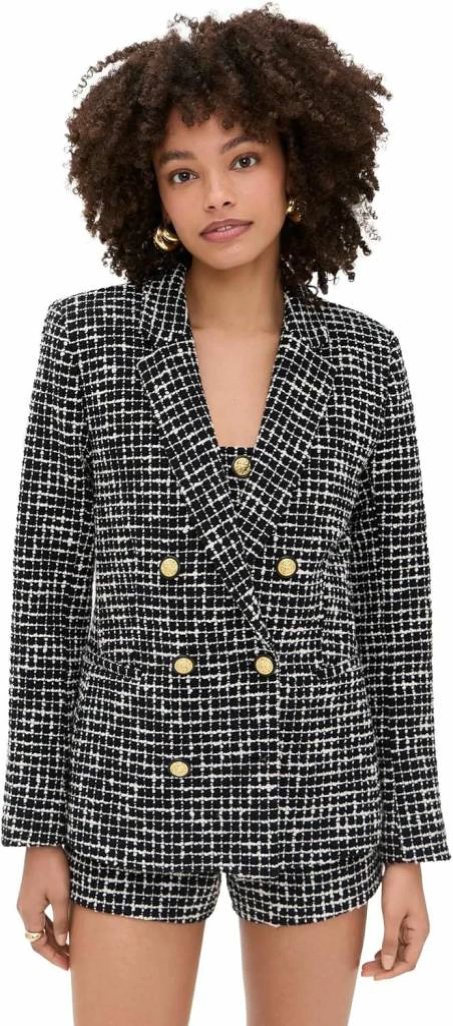 L'AGENCE Women's Colin Double Breasted Blazer - Classic Tailored Jacket for Women