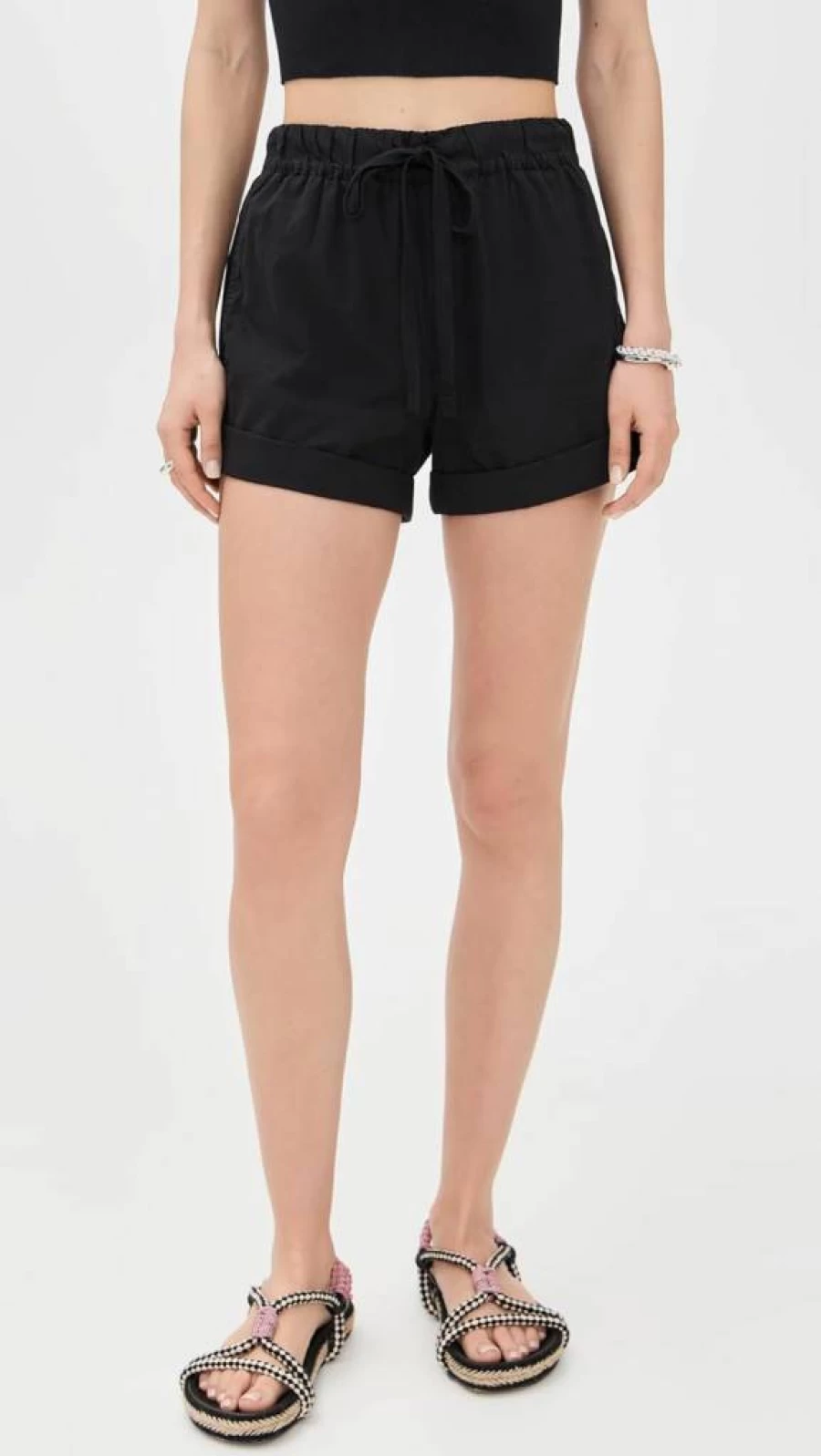 XIRENA Women's Declan High-Waisted Summer Shorts - Comfortable Casual Denim Shorts for Women
