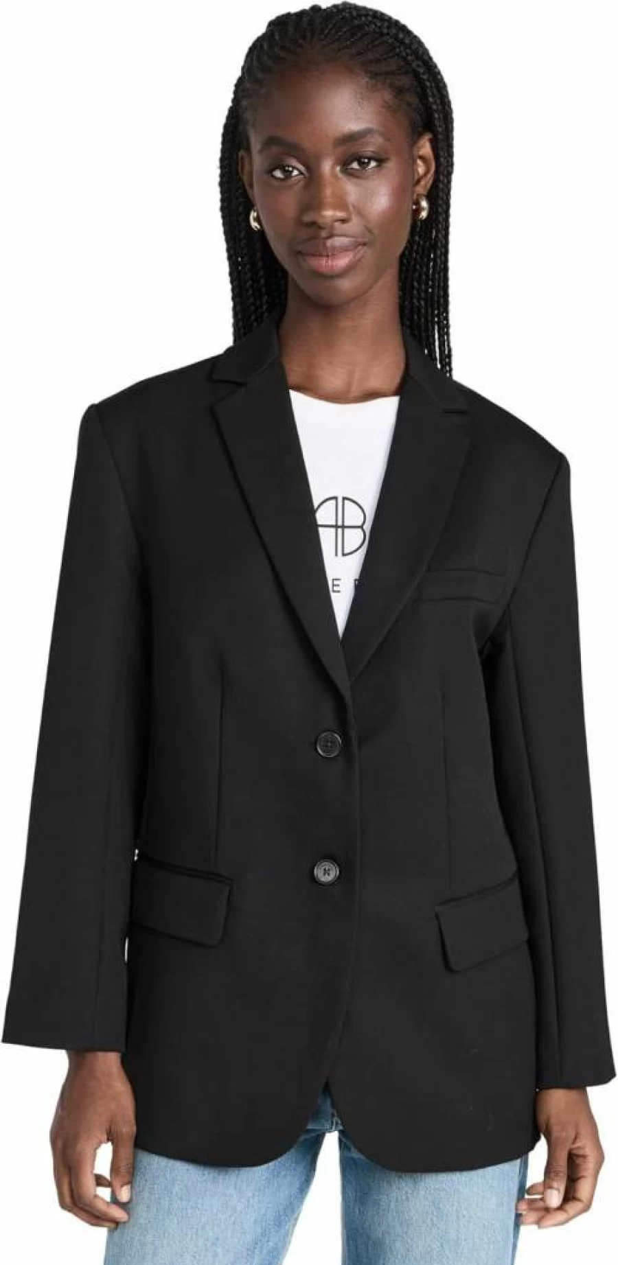 ANINE BING Women's Quinn Blazer - Premium Tailored Jacket for Women